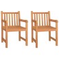 vidaXL Juego de comedor para jardín 3 pzas madera maciza de teca vidaXL Juego de comedor para jardín 3 pzas madera maciza de teca