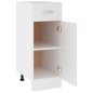 vidaXL Armario inferior cajón cocina madera de ingeniería 30x46x81,5cm vidaXL Armario inferior cajón cocina madera de ingeniería 30x46x81,5cm