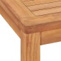 vidaXL Juego de comedor de jardín 7 piezas madera maciza de teca