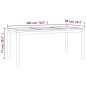 vidaXL Juego de comedor para jardín 3 pzas madera maciza de teca vidaXL Juego de comedor para jardín 3 pzas madera maciza de teca