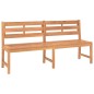 vidaXL Juego de comedor para jardín 3 pzas madera maciza de teca vidaXL Juego de comedor para jardín 3 pzas madera maciza de teca