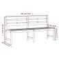 vidaXL Juego de comedor para jardín 3 pzas madera maciza de teca vidaXL Juego de comedor para jardín 3 pzas madera maciza de teca