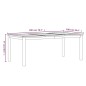vidaXL Juego de comedor para jardín 3 pzas madera maciza de teca vidaXL Juego de comedor para jardín 3 pzas madera maciza de teca