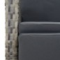 vidaXL Set comedor de jardín 5 piezas con cojines ratán sintético gris vidaXL Set comedor de jardín 5 piezas con cojines ratán sintético gris