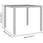 vidaXL Set comedor de jardín 5 piezas con cojines ratán sintético gris vidaXL Set comedor de jardín 5 piezas con cojines ratán sintético gris