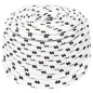 vidaXL Cuerda para barco trenzada poliéster blanco 6 mmx25 m vidaXL Cuerda para barco trenzada poliéster blanco 6 mmx25 m
