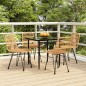 vidaXL Juego de comedor de jardín 5 piezas ratán sintético vidaXL Juego de comedor de jardín 5 piezas ratán sintético