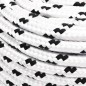 vidaXL Cuerda para barco trenzada poliéster blanco 6 mmx25 m vidaXL Cuerda para barco trenzada poliéster blanco 6 mmx25 m