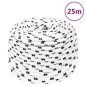 vidaXL Cuerda para barco trenzada poliéster blanco 6 mmx25 m vidaXL Cuerda para barco trenzada poliéster blanco 6 mmx25 m
