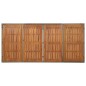 vidaXL Set comedor jardín 7 pzas y cojines ratán sintético gris vidaXL Set comedor jardín 7 pzas y cojines ratán sintético gris