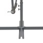 vidaXL Sombrilla voladiza con poste de aluminio 300 cm gris antracita vidaXL Sombrilla voladiza con poste de aluminio 300 cm gris antracita