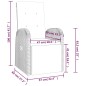 vidaXL Juego muebles jardín 3 pzas madera acacia ratán sintético gris vidaXL Juego muebles jardín 3 pzas madera acacia ratán sintético gris