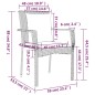 vidaXL Set comedor jardín 9 pzas y cojines ratán sintético gris vidaXL Set comedor jardín 9 pzas y cojines ratán sintético gris