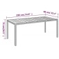 vidaXL Set comedor jardín 9 pzas y cojines ratán sintético gris vidaXL Set comedor jardín 9 pzas y cojines ratán sintético gris