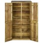vidaXL Caseta herramientas de jardín madera de pino 85x48x177 cm vidaXL Caseta herramientas de jardín madera de pino 85x48x177 cm