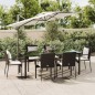 vidaXL Set de comedor de jardín 7 pzas y cojines ratán sintético negro vidaXL Set de comedor de jardín 7 pzas y cojines ratán sintético negro