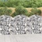 vidaXL Cesta gaviones forma arco hierro galvanizado 100x50x100/120 cm vidaXL Cesta gaviones forma arco hierro galvanizado 100x50x100/120 cm