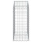 vidaXL Cesta gaviones forma arco hierro galvanizado 100x50x100/120 cm vidaXL Cesta gaviones forma arco hierro galvanizado 100x50x100/120 cm