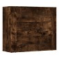 vidaXL Aparadores 3 piezas madera contrachapada roble ahumado vidaXL Aparadores 3 piezas madera contrachapada roble ahumado