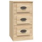 vidaXL Aparadores 3 piezas madera contrachapada color roble sonoma vidaXL Aparadores 3 piezas madera contrachapada color roble sonoma