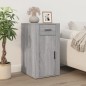 vidaXL Escritorio con armario contrachapada gris sonoma vidaXL Escritorio con armario contrachapada gris sonoma