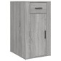 vidaXL Escritorio con armario contrachapada gris sonoma vidaXL Escritorio con armario contrachapada gris sonoma