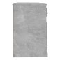 vidaXL Escritorio con armario contrachapada gris hormigón vidaXL Escritorio con armario contrachapada gris hormigón