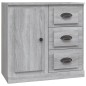 vidaXL Aparadores 2 piezas madera contrachapada gris Sonoma vidaXL Aparadores 2 piezas madera contrachapada gris Sonoma