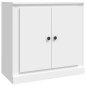 vidaXL Aparadores 3 piezas madera contrachapada blanco vidaXL Aparadores 3 piezas madera contrachapada blanco
