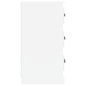 vidaXL Aparadores 2 uds madera contrachapada blanco brillo vidaXL Aparadores 2 uds madera contrachapada blanco brillo