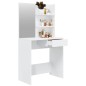 vidaXL Tocador con espejo blanco brillante 74,5x40x141 cm vidaXL Tocador con espejo blanco brillante 74,5x40x141 cm
