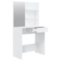 vidaXL Tocador con espejo blanco brillante 74,5x40x141 cm vidaXL Tocador con espejo blanco brillante 74,5x40x141 cm