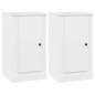vidaXL Aparadores 3 uds madera contrachapada blanco brillo vidaXL Aparadores 3 uds madera contrachapada blanco brillo