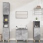 vidaXL Set muebles de baño 2 piezas madera contrachapada gris hormigón vidaXL Set muebles de baño 2 piezas madera contrachapada gris hormigón