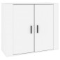 vidaXL Aparadores 3 piezas madera contrachapada blanco vidaXL Aparadores 3 piezas madera contrachapada blanco