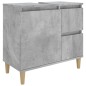 vidaXL Set de muebles baño 3 pzas madera contrachapada gris hormigón vidaXL Set de muebles baño 3 pzas madera contrachapada gris hormigón