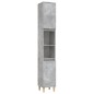vidaXL Set de muebles baño 3 pzas madera contrachapada gris hormigón vidaXL Set de muebles baño 3 pzas madera contrachapada gris hormigón