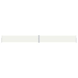 vidaXL Toldo lateral retráctil crema 117x1200 cm