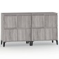 vidaXL Aparadores 2 uds madera contrachapada gris Sonoma 60x35x70 cm vidaXL Aparadores 2 uds madera contrachapada gris Sonoma 60x35x70 cm