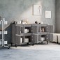 vidaXL Aparadores 2 uds madera contrachapada gris Sonoma 60x35x70 cm vidaXL Aparadores 2 uds madera contrachapada gris Sonoma 60x35x70 cm