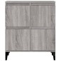 vidaXL Aparadores 2 uds madera contrachapada gris Sonoma 60x35x70 cm vidaXL Aparadores 2 uds madera contrachapada gris Sonoma 60x35x70 cm