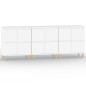 vidaXL Aparadores 3 uds madera contrachapada blanco 60x35x70 cm vidaXL Aparadores 3 uds madera contrachapada blanco 60x35x70 cm