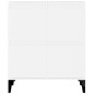 vidaXL Aparadores 2 uds madera contrachapada blanco 60x35x70 cm