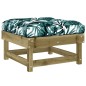 vidaXL Juego de muebles jardín 7 pzas y cojines madera pino impregnada vidaXL Juego de muebles jardín 7 pzas y cojines madera pino impregnada