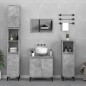 vidaXL Set muebles de baño 2 piezas madera contrachapada gris hormigón vidaXL Set muebles de baño 2 piezas madera contrachapada gris hormigón