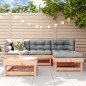 vidaXL Juego de muebles jardín 5 pzas y cojines madera abeto Douglas vidaXL Juego de muebles jardín 5 pzas y cojines madera abeto Douglas