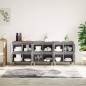 vidaXL Aparadores 3 uds madera contrachapada gris Sonoma 60x35x70 cm vidaXL Aparadores 3 uds madera contrachapada gris Sonoma 60x35x70 cm