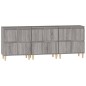vidaXL Aparadores 3 uds madera contrachapada gris Sonoma 60x35x70 cm vidaXL Aparadores 3 uds madera contrachapada gris Sonoma 60x35x70 cm