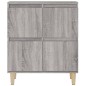 vidaXL Aparadores 3 uds madera contrachapada gris Sonoma 60x35x70 cm vidaXL Aparadores 3 uds madera contrachapada gris Sonoma 60x35x70 cm