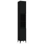 vidaXL Juego de muebles de baño 3 pzas madera contrachapada negro vidaXL Juego de muebles de baño 3 pzas madera contrachapada negro
